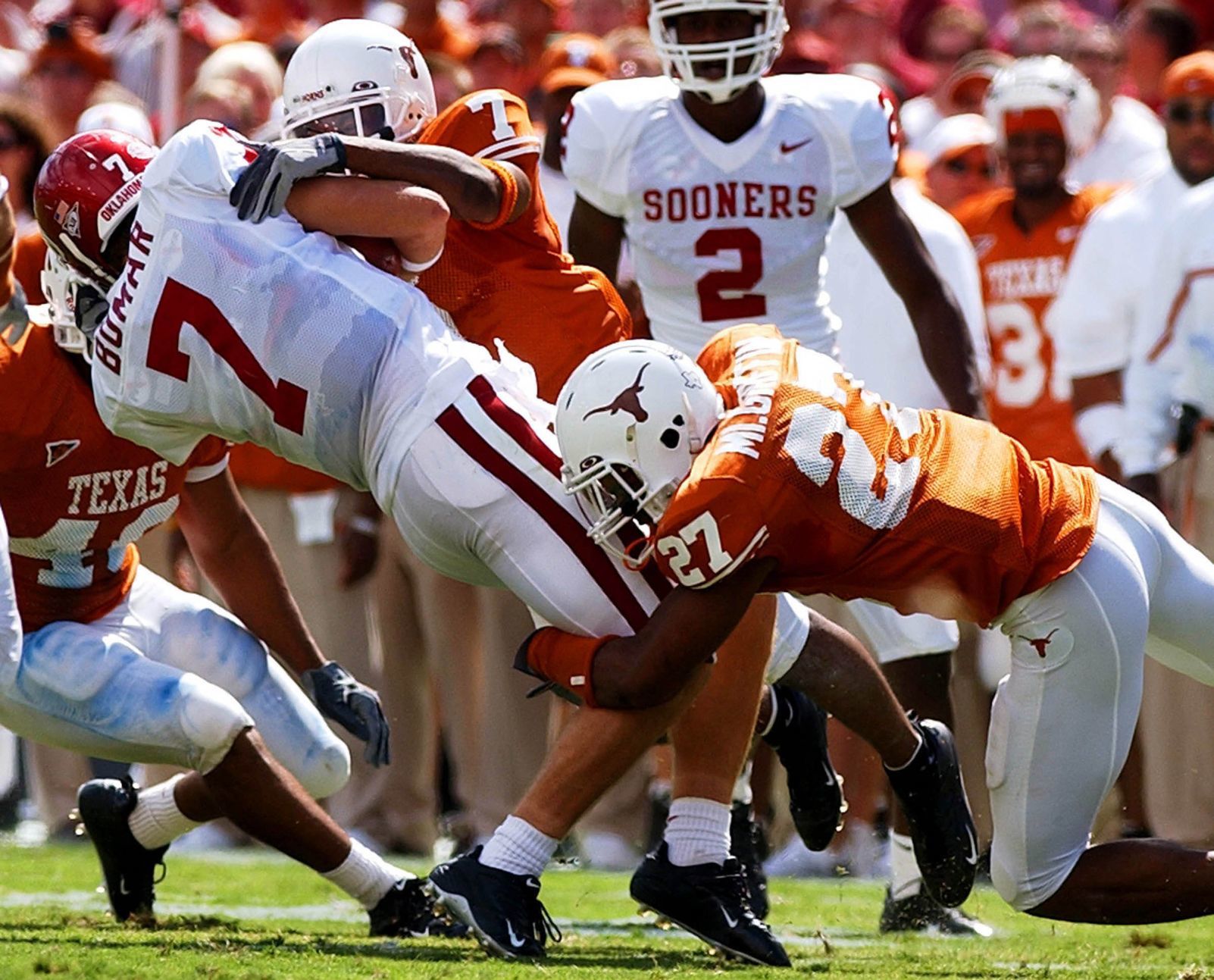 Oct. 8, 2005: No. 2 Texas 45, NR Oklahoma 12